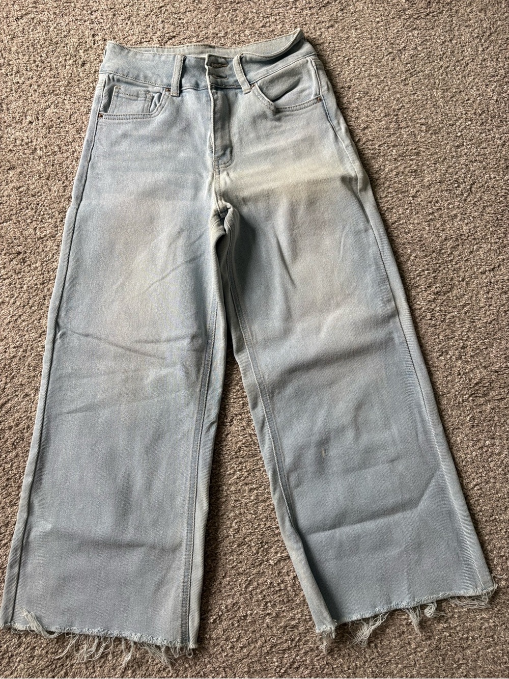 YMI Light Blue Wide Leg High Rise Jeans